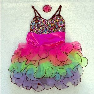 Jazz Dance Costume w/ Hair Piece